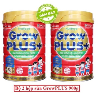 Combo 2 hộp sữa nutifood grow plus đỏ 900g 2026