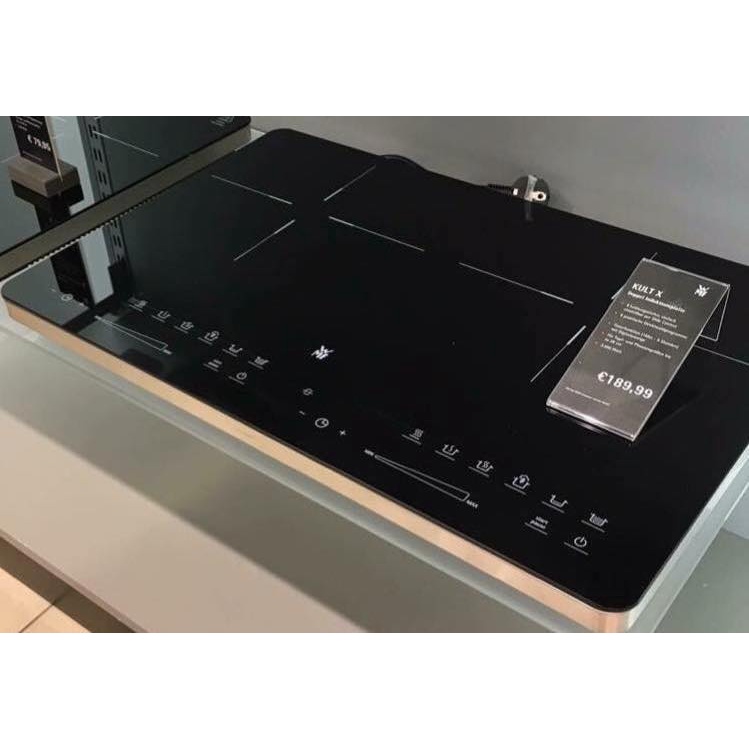 Bếp từ đôi WMF KULT X, công suất 3500W, mặt kính gốm ceramic