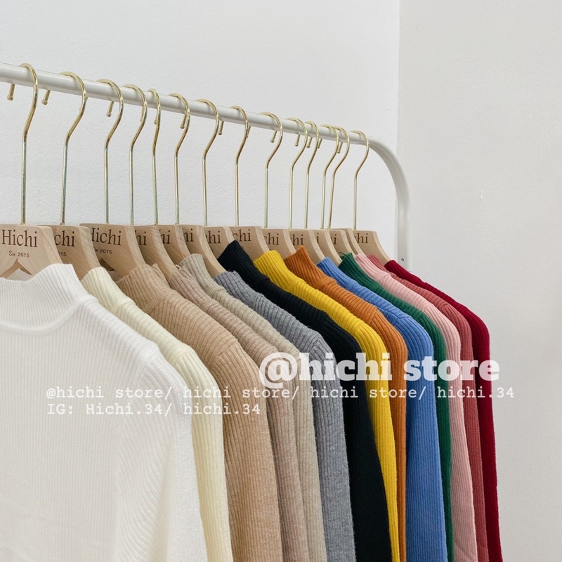 áo giữ nhiệt len body cổ 3 phân ảnh thật video chất len tăm xịn hichi | BigBuy360 - bigbuy360.vn