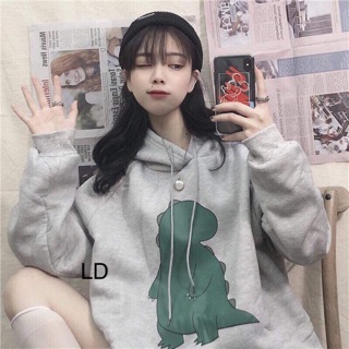 Áo mũ hodei khủng long xang - LD