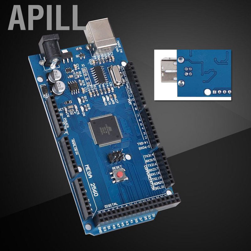 Bảng Mạch Mở Rộng Apill Mega 2560 R3 Ch340G Atmega Usb Cho Máy Tính