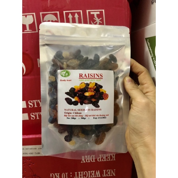 Nho khô chile 3 màu 200g