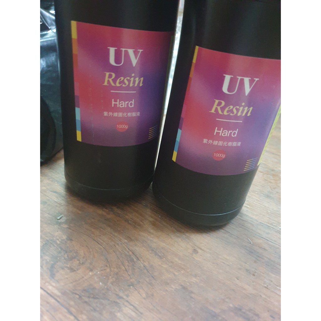 [XẢ KHO] Keo Resin UV Cứng Trong Suốt Bộ 1Kg