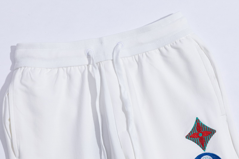 LV Quần Dài Chất Liệu Vải Cotton Có Thêu Hoạ Tiết Đơn Giản | BigBuy360 - bigbuy360.vn