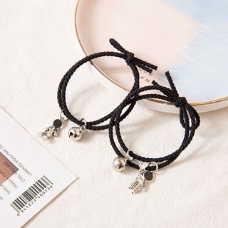 Set 2 Vòng Tay Dây Thừng Mặt Hình Ngôi Sao Cho Cặp Đôi