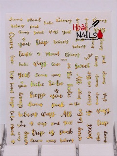 Sticker mới - Phụ kiện Nail