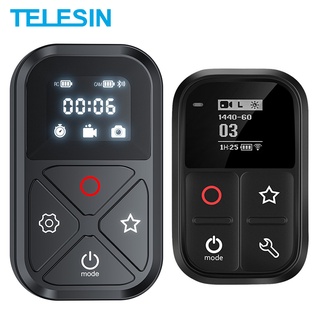 Điều Khiển Từ Xa Telesin 80M Cho GoPro 10 9 8 Kèm Màn Hình Và Màn Hình Lcd Cho GoPro Hero 10 9 8 Session GoPro Max