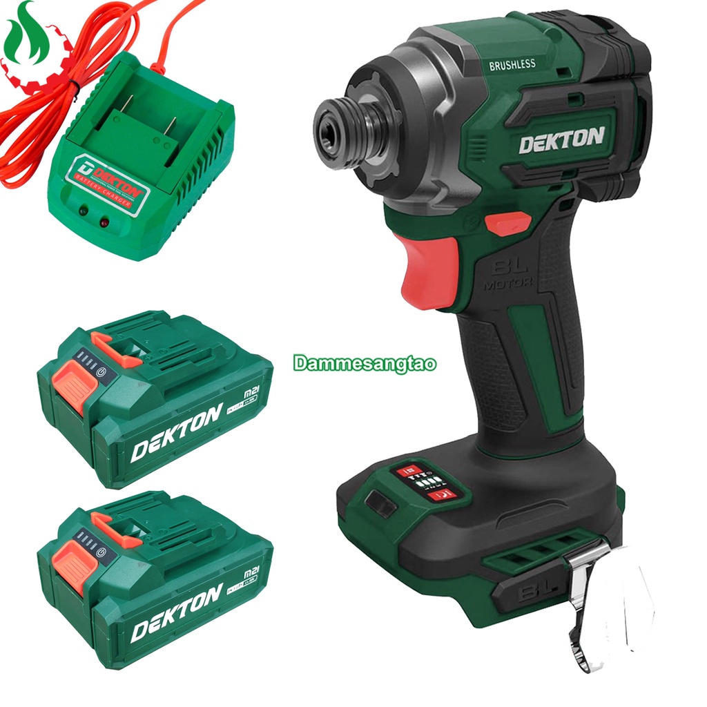 Máy bắn vít pin 21V Dekton M21-CV230NCP 230Nm