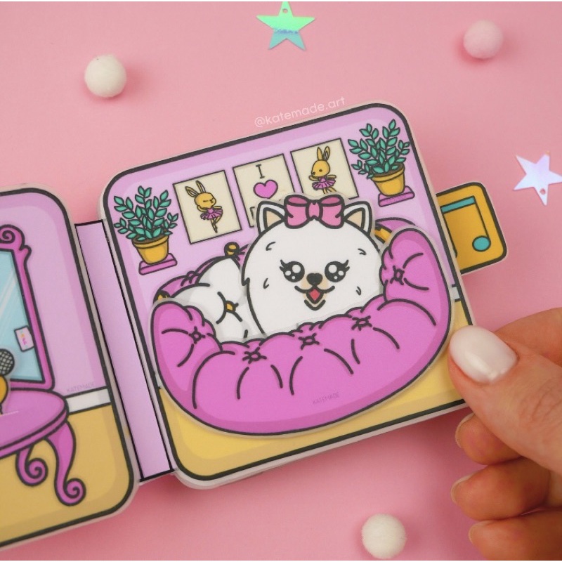 NGÔI NHÀ BÚP BÊ GIẤY CÚN LUNA