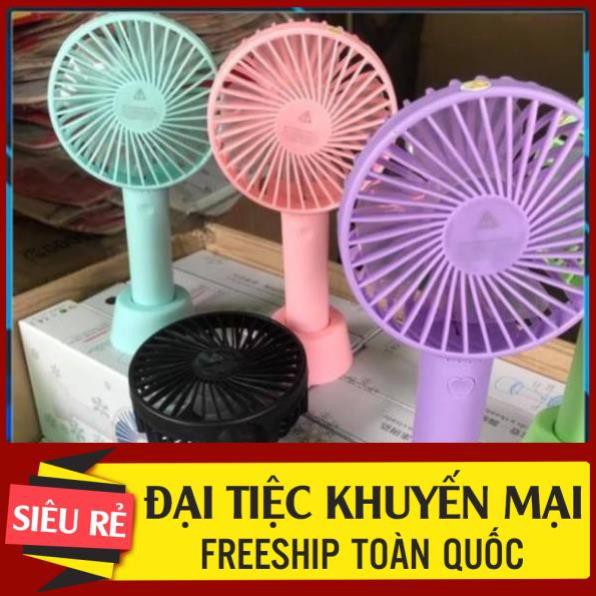 $ Quạt mini tích điện cầm tay mini nhập khẩu- bảo hành 3 tháng, tư vấn trọn đời $