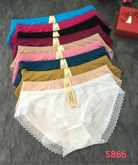 Quần lót có lỗ thông hơi pha ren siêu mát