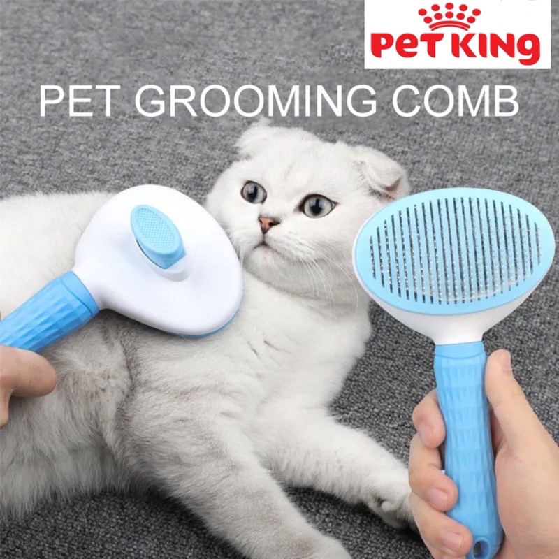 Lược Chải Lông Thú Cưng nút bấm lấy lông dễ đang