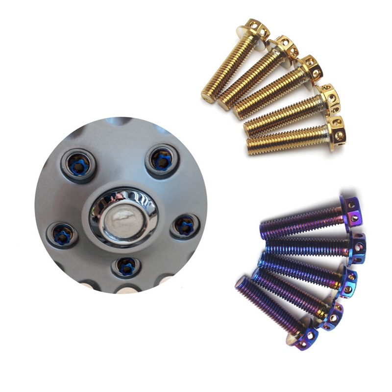 Mới Set 5 Bu Lông m8 Bằng Inox Chuyên Dụng Cho vespa sprint 125 gts 300 gtv300