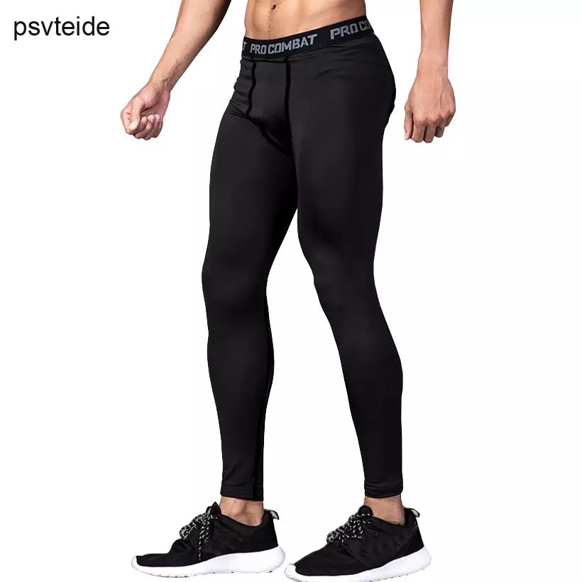 Quần Legging -Quần Giữ Nhiệt Nam Chuyên Tập Gym Màu Đen