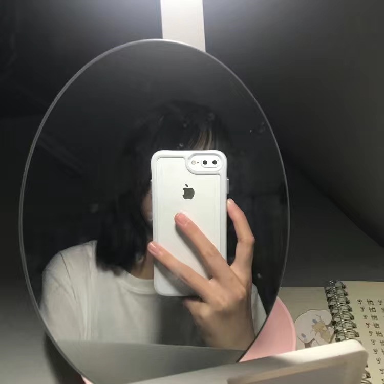 Ốp điện thoại nhựa TPU mềm trong suốt có viền trắng chống va đập cho iPhone 12promax 11 x/xr/Xs Max /7 8plus | BigBuy360 - bigbuy360.vn