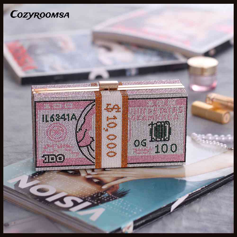 Túi Đeo ChéO ĐíNh Đá HìNh Dollar Xinh XắN