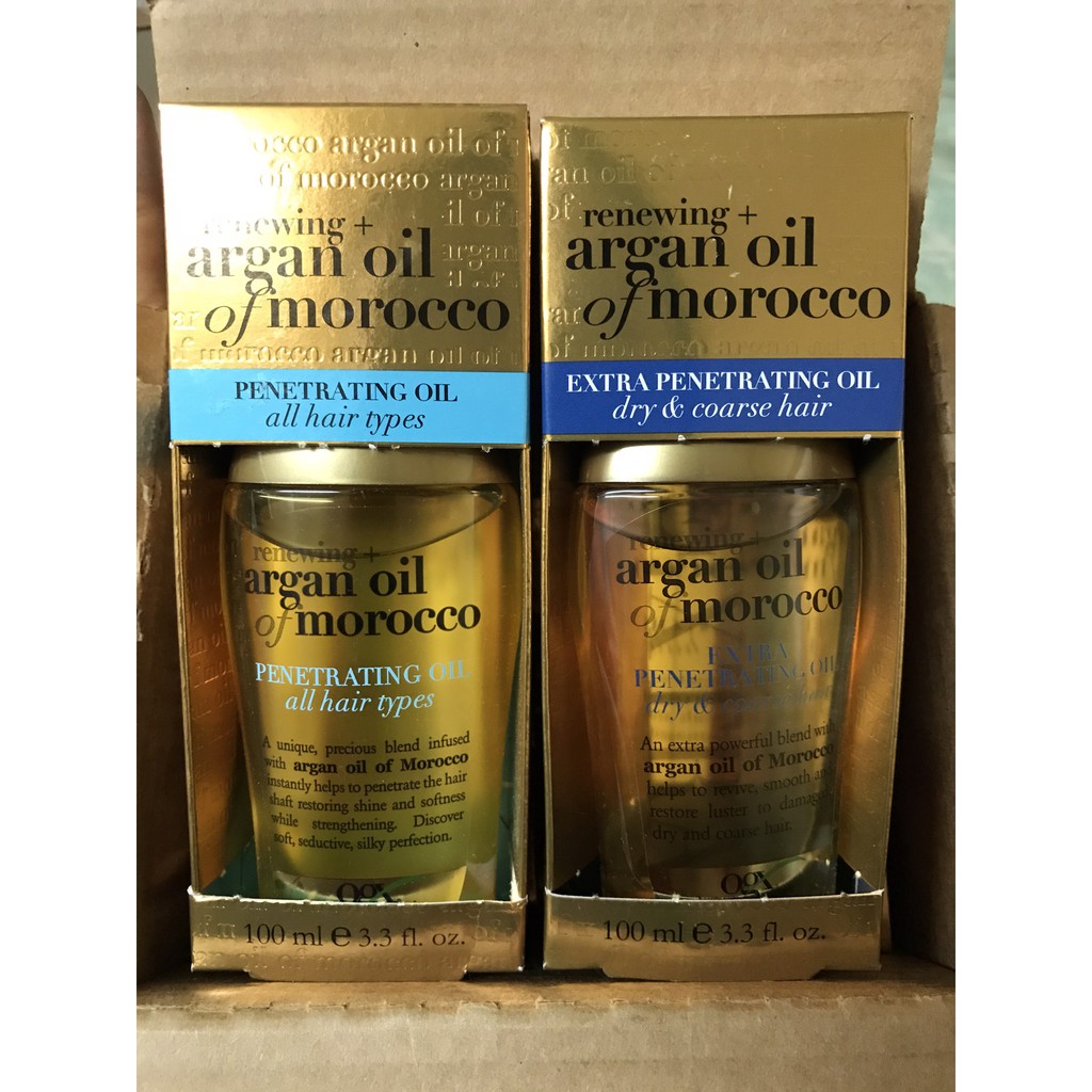 Dầu Dưỡng Tóc OGX Renewing Argan Oil of Morocco Penetrating Oil