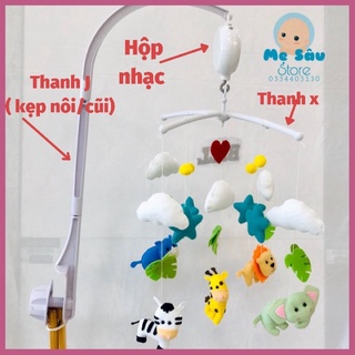 Treo nôi cừu đen trắng