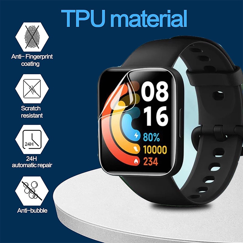 2/4 Miếng dán bảo vệ màn hình Jansin hd thích hợp cho Redmi Watch 2 Lite