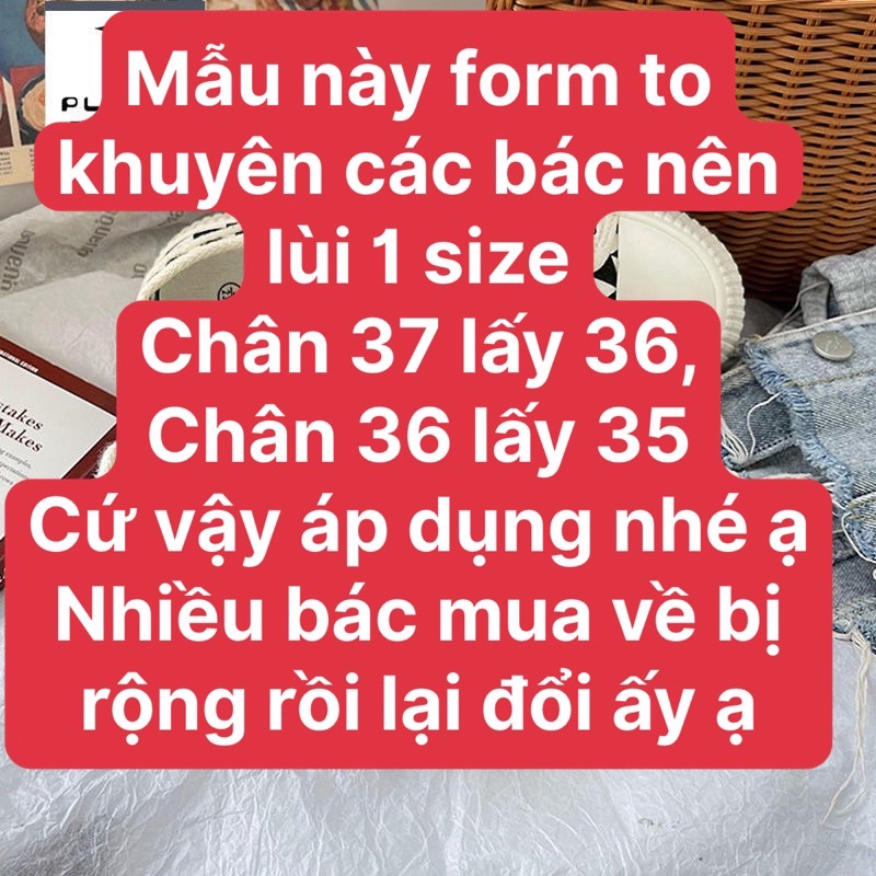 Giày thể thao, sneaker nữ vải canvas mềm phối họa tiết màu siêu xinh đế bánh mì tăng chiều cao