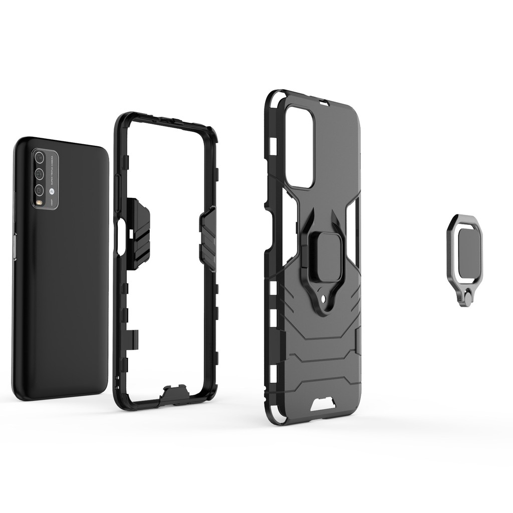 Ốp lưng Xiaomi Redmi 9T / Redmi Note 9 4G - Ốp lưng chống sốc Iron Man Iring Siêu bền