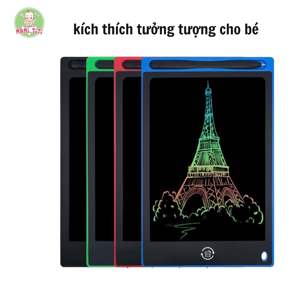 Bảng viết tự xóa,  Bảng Vẽ Tự Xoá- Vẽ LCD-Điện Tử Thông Minh Cho Bé 23x15cm