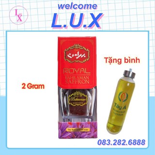 [ GIÁ HỦY DIỆT ] 2 Gr Saffron Bahraman Super Negin |Nhụy hoa nghệ tây IRAN nhập khẩu chính ngạch
