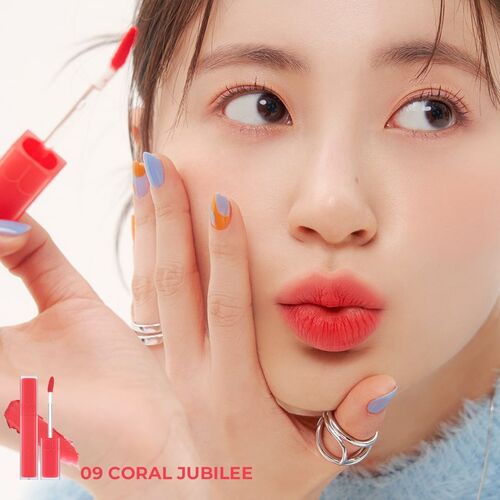 Combo Son kem lì Romand Blur Fudge Tint 5g + Sơn móng tay Romand Mood Pebble Nail 7g