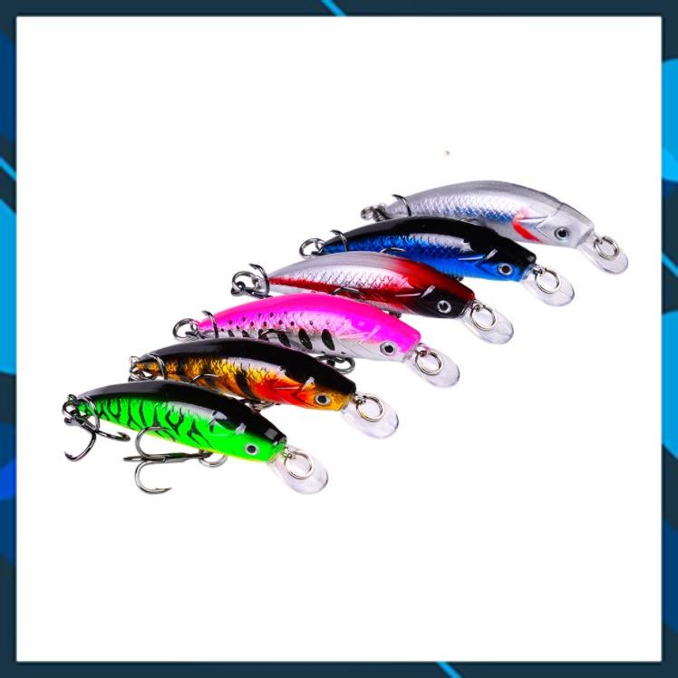 [Chất Lượng] Mồi Câu Lure Cá Gỉa Minnow Dài 6cm nặng  6m _ Mồi Câu Cá Lóc _ Lure _ 11