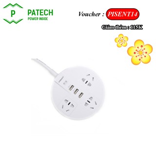 Ổ cắm điện Pisen KY-33(EP) ( 3xAC , 3xUSB ) - Hàng chĩnh hãng
