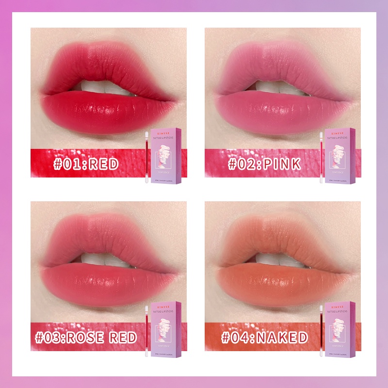 Hộp son xăm KIMUSE trang điểm lâu trôi không thấm nước chống thấm mồ hôi 30g