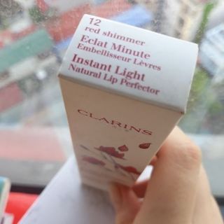 Son kem CLARINS Eclat Minute màu đỏ auth