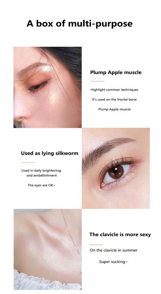 [Hàng mới về] Phấn bắt sáng MAFFICK màu nhũ A332 khắc phục đường nét khuôn mặt | BigBuy360 - bigbuy360.vn