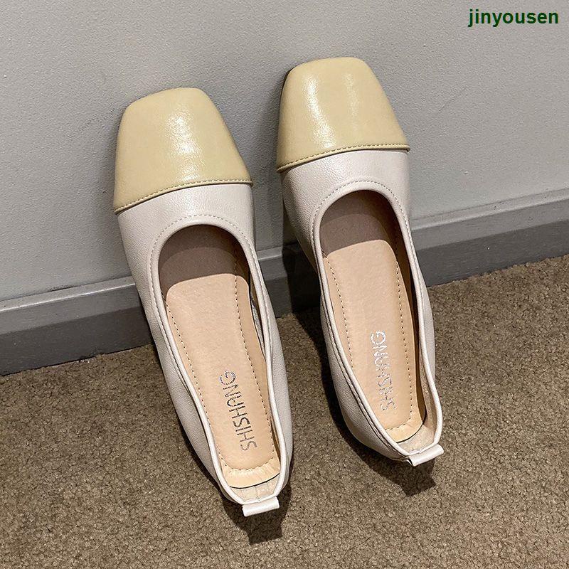 Giày Búp Bê Đế Bằng Mềm Mại Phong Cách Chanel Pháp Thời Trang Xuân Hè 2022 Cao Cấp Cho Nữ