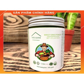 [150GRAM] Bột cỏ lúa mạch non sấy lạnh NHÀ XANH nguyên chất 100%