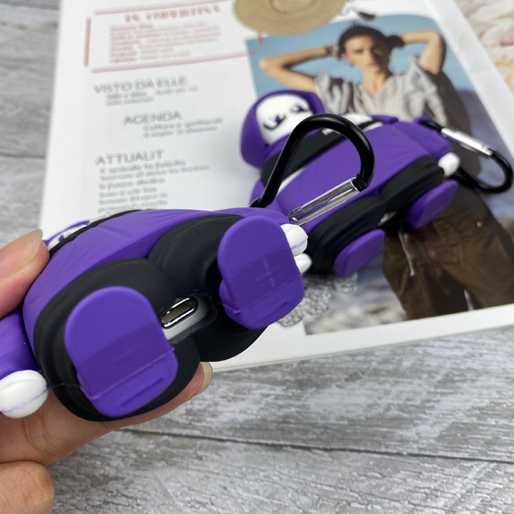 Case Airpods, Ốp Airpods 1/2/3/Pro kiểu dáng Mewtwo độc lạ - Mã TZAP360