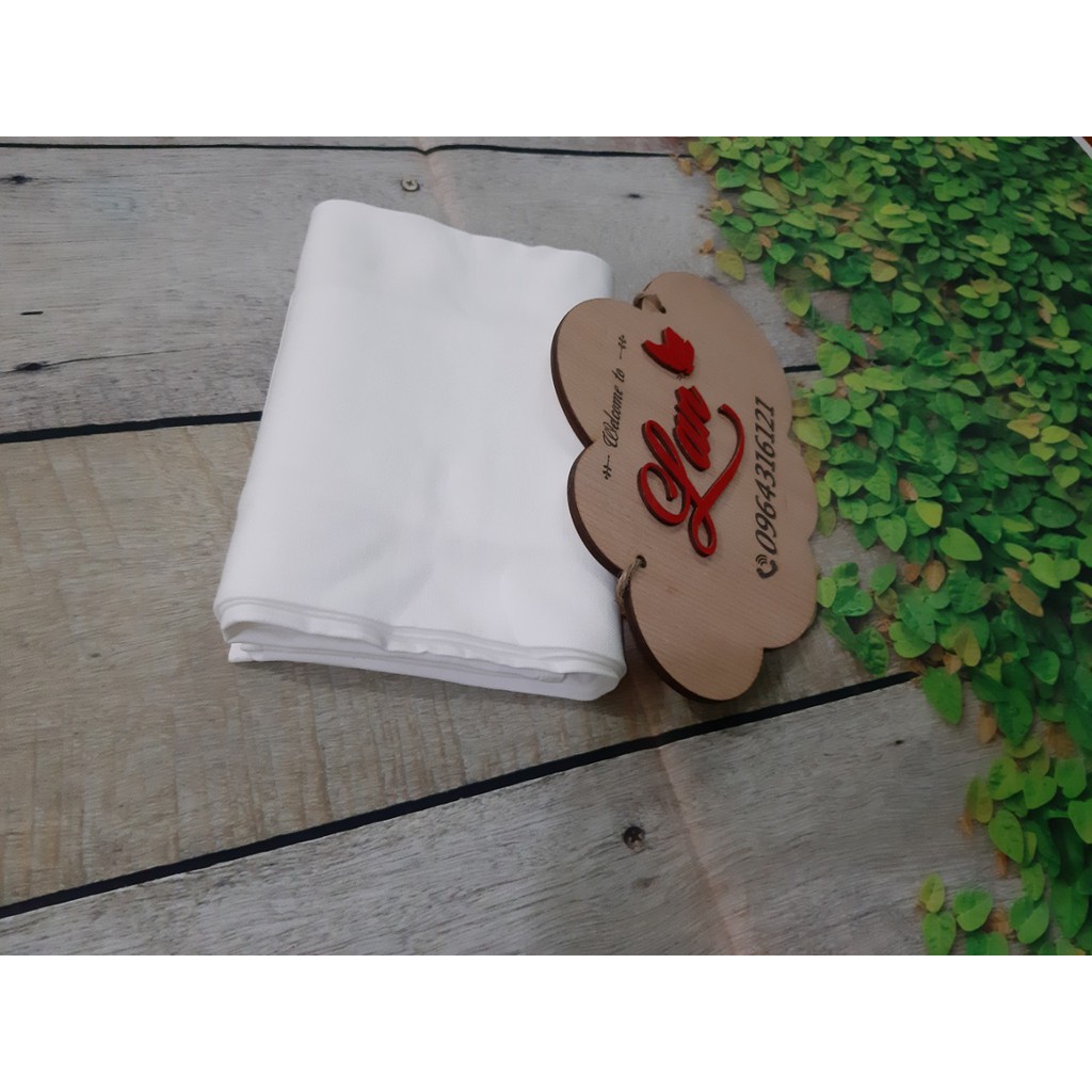 Khăn lau ly lau cốc vải si không xù không bụi