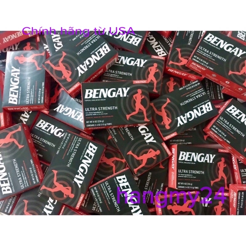 Bộ Kem xoa bóp giảm đau BENGAY Ultra Strength 2 x113g