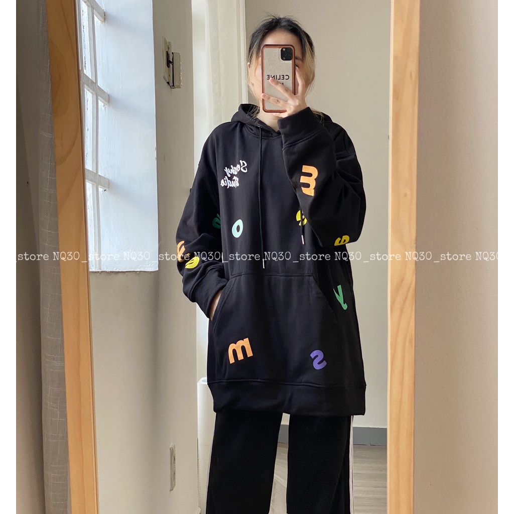 Áo Hoodie ABC Form Rộng Nam Nữ Unisex | WebRaoVat - webraovat.net.vn