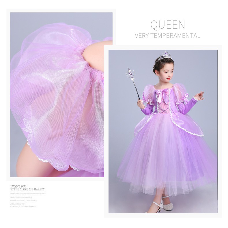 Đầm hóa trang công chúa Disney dành cho bé gái