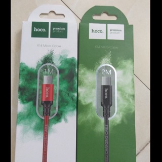 Cáp sạc hoco X14 cổng iphone, micro, typeC
