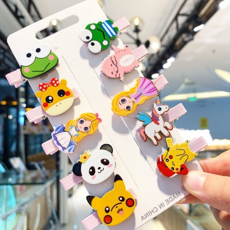 Set 10 kẹp tóc hình hoa cúc thời trang Hàn Quốc