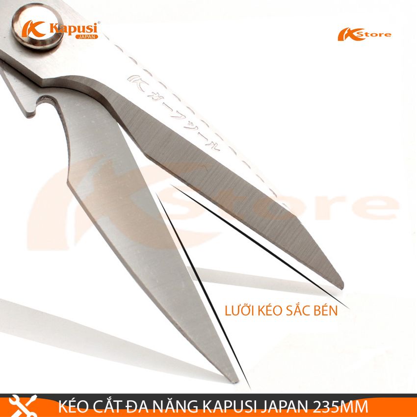KÉO CẮT ĐA NĂNG NĂNG KAPUSI JAPAN 235MM TIÊU CHUẨN NHẬT BẢN