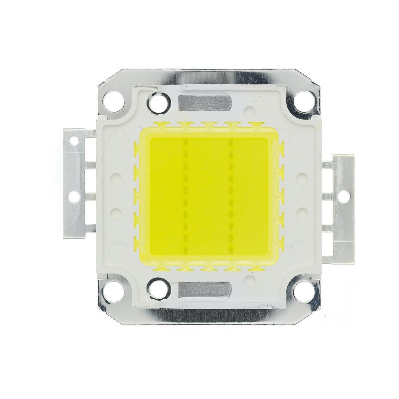 Chip Đèn LED Trắng Công Suất Cao 10W 20W 30W 50W 100W 24*44mil 32V-34V 3200K-6500K 600-3000MA
