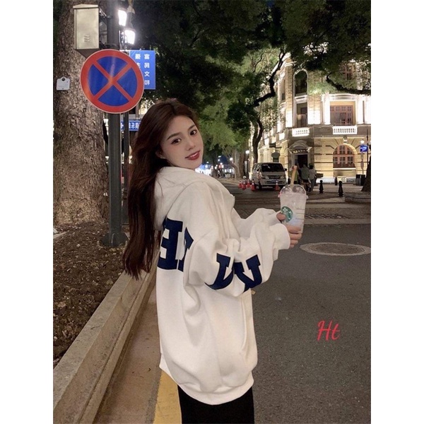 Áo khoác nỉ chữ KY chạy vai H26