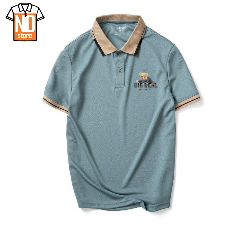 Áo polo nam, cổ dệt bo len, áo thun nam có cổ chất liệu cotton, Nhật Duy Store