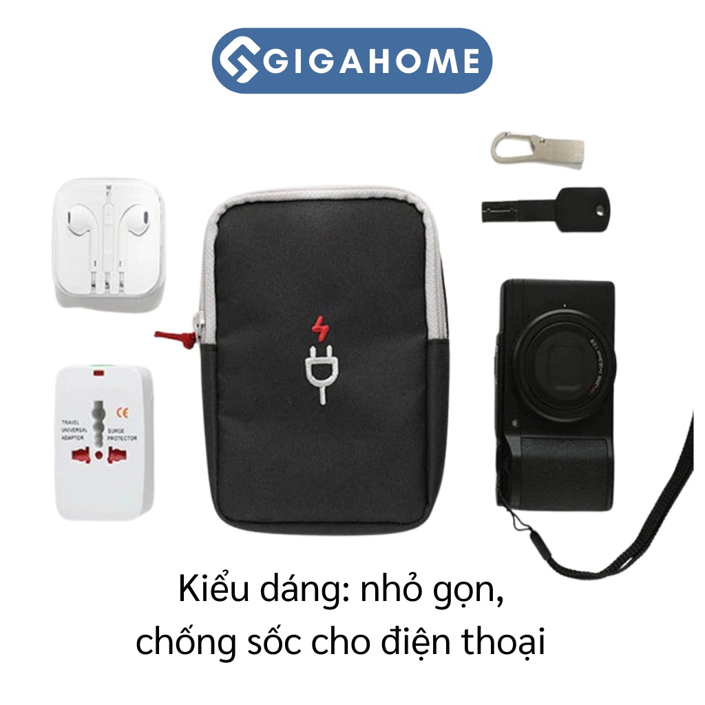 Túi Đựng Phụ Kiện Điện Thoại GIGAHOME Chống Sốc, Chống Thấm Nước 6952