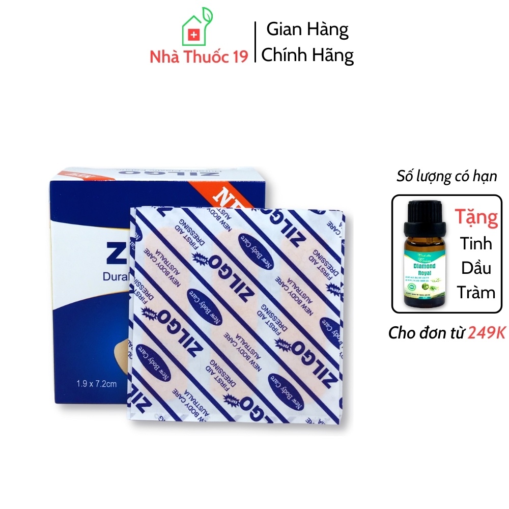 Băng Gâu ZILGO Hộp 102 Miếng Dán Vết Thương, Băng Cá Nhân Urgo, Băng Y Tế Sơ Cứu Vết Thương