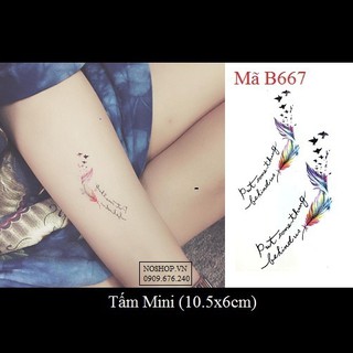 Hình Xăm Dán Cho Nữ - B667