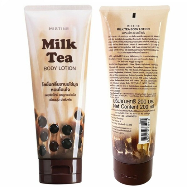 Dưỡng Thể Trà Sữa Trân Châu Mistine Milk Tea Body Lotion 200ml